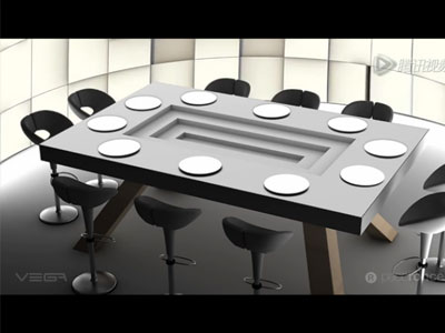 餐厅多媒体-墙体环境投影